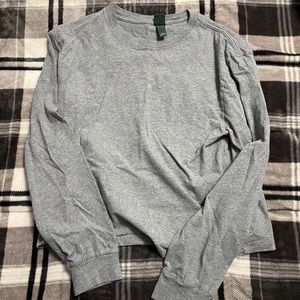 Wild Fable | Grey cropped long sleeve